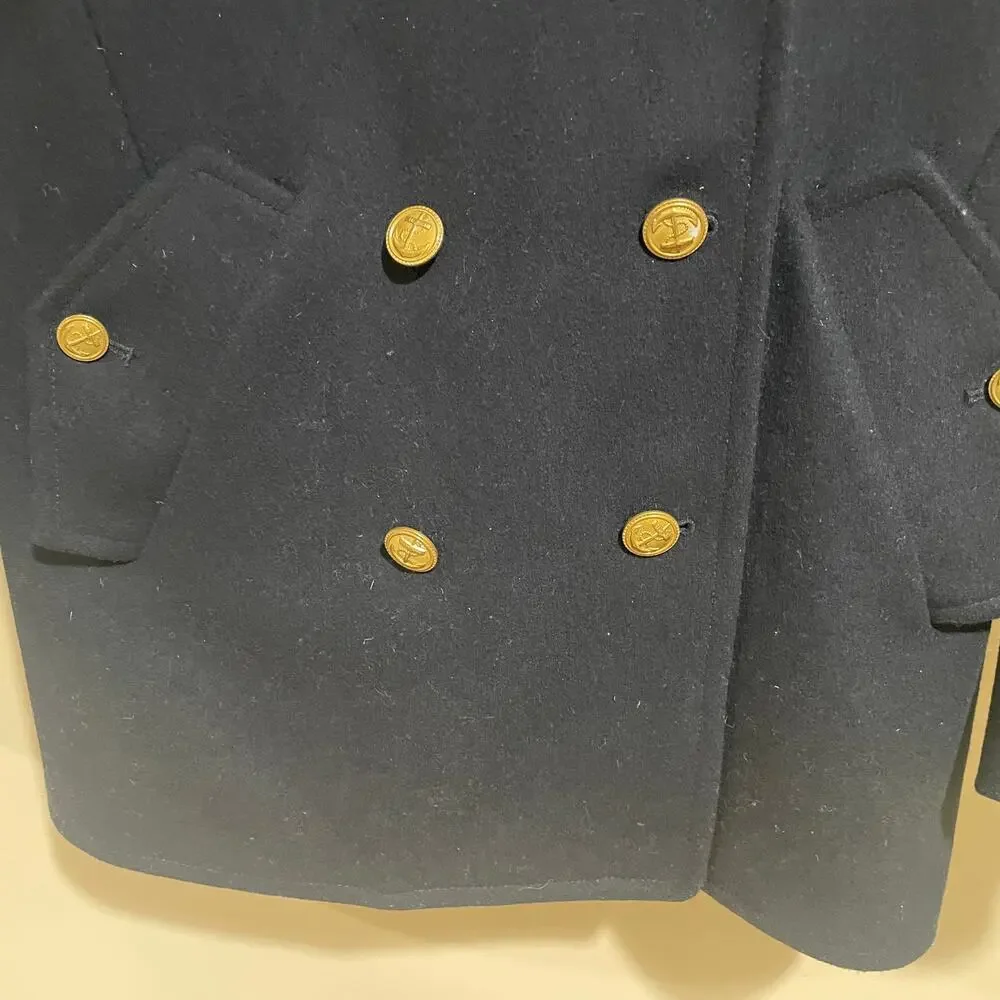 Ralph Lauren wool peacoat with gold buttons - Picture 3 of 9